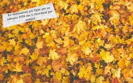 destinazioni autunno 2024