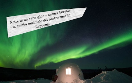 igloo lapponia aurora boreale
