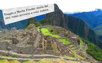 viaggio machu picchu