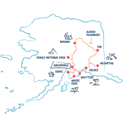 Mappa Alaska