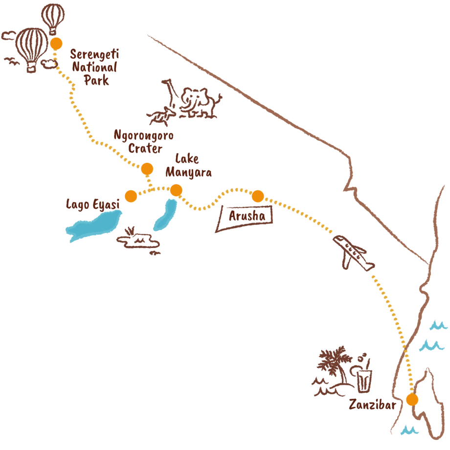 Mappa Tanzania 2