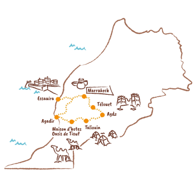 Mappa Marocco